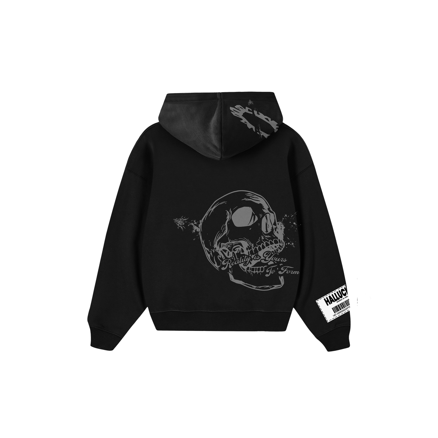 BLACK SKELLY ZIP