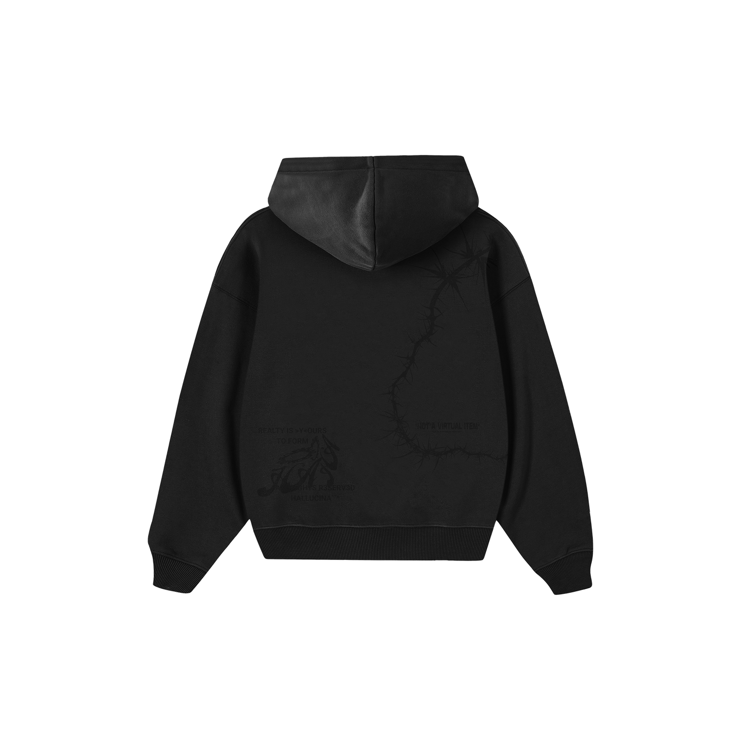 BLACK REWIRED HOODIE