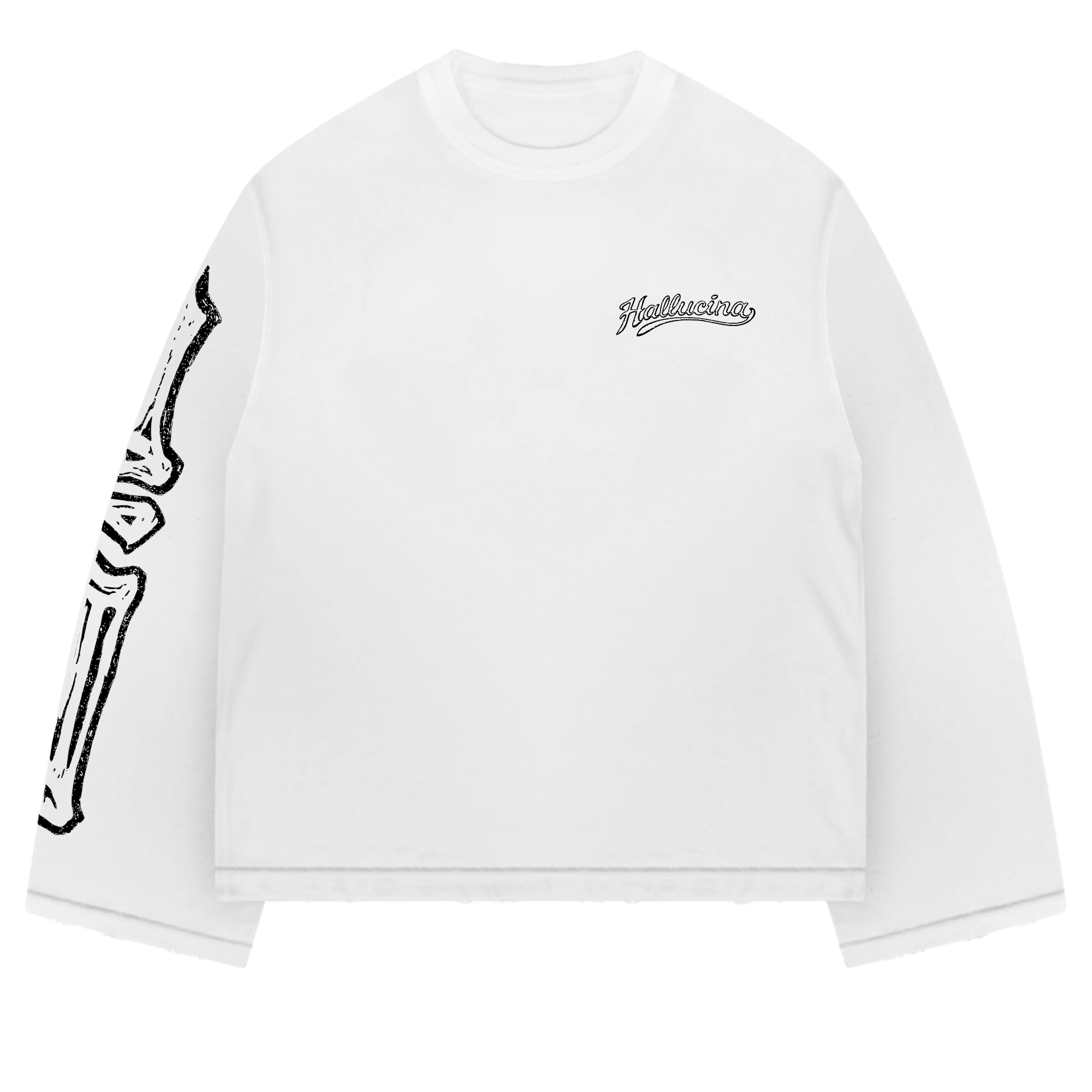 WHITE MADNESS LONGSLEEVE – Hallucina