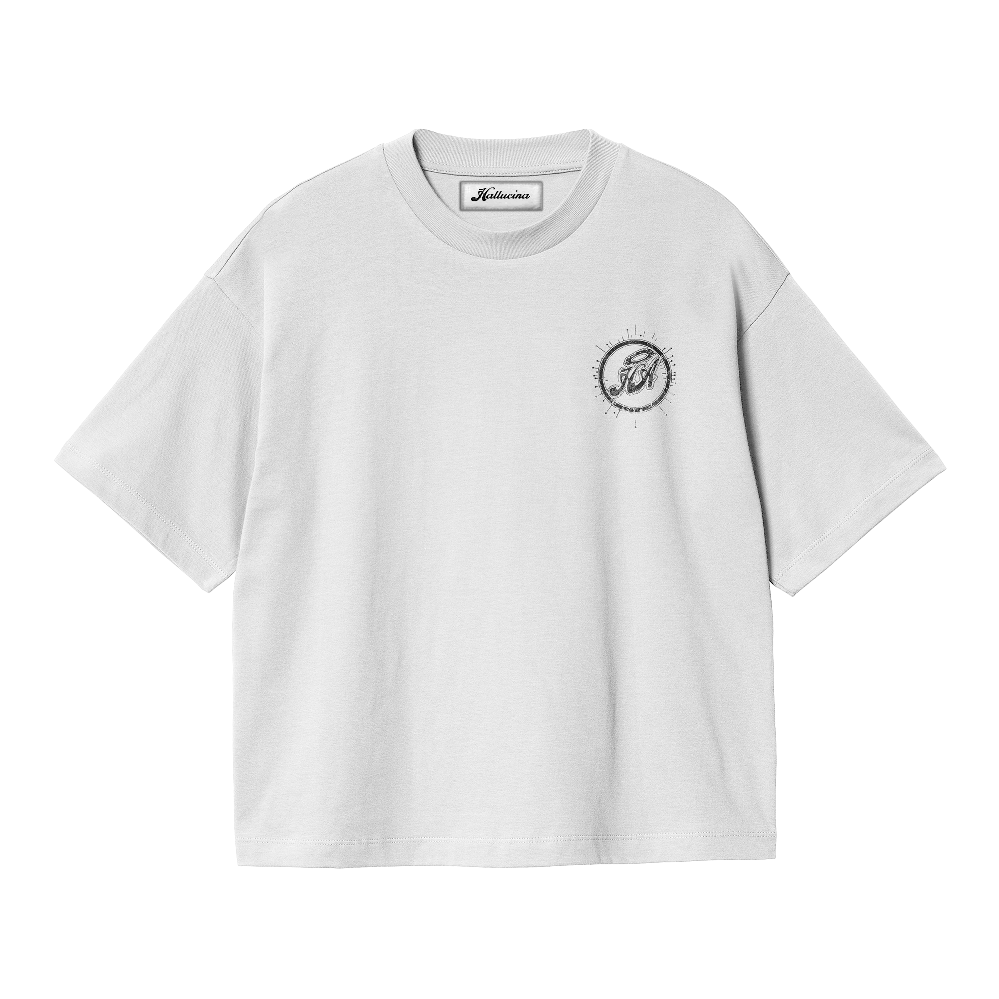 WHITE REWIRED T SHIRT – Hallucina