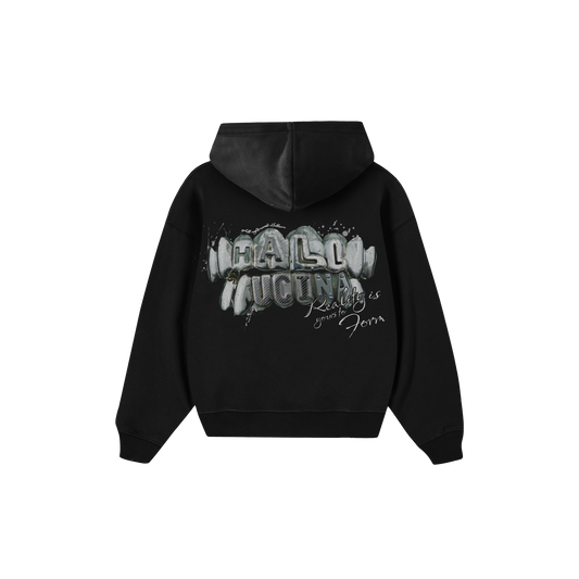BLACK CHROME HOODIE