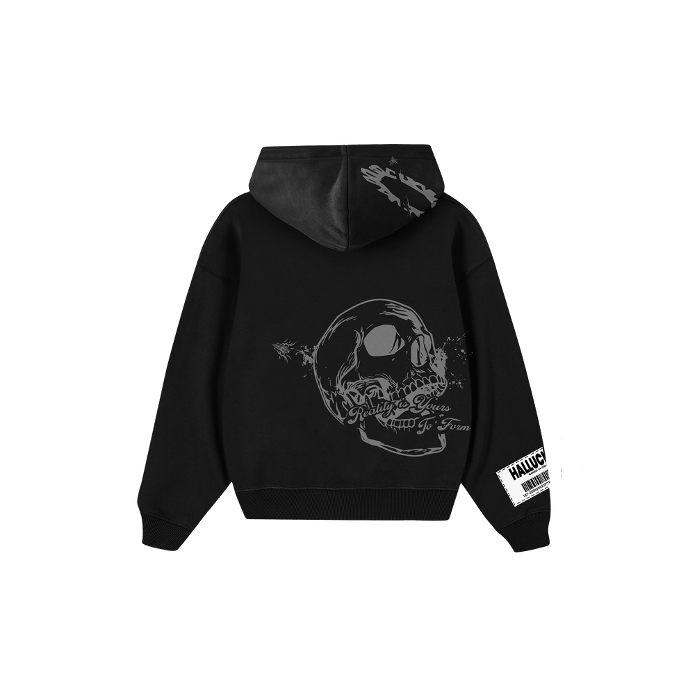 BLACK SKELLY ZIP – Hallucina
