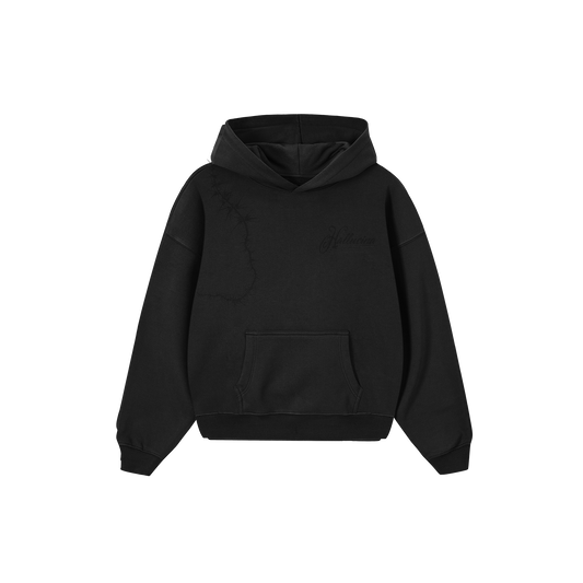 BLACK REWIRED HOODIE