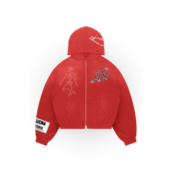 RED SKELLY ZIP