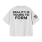 WHITE REALITY T SHIRT