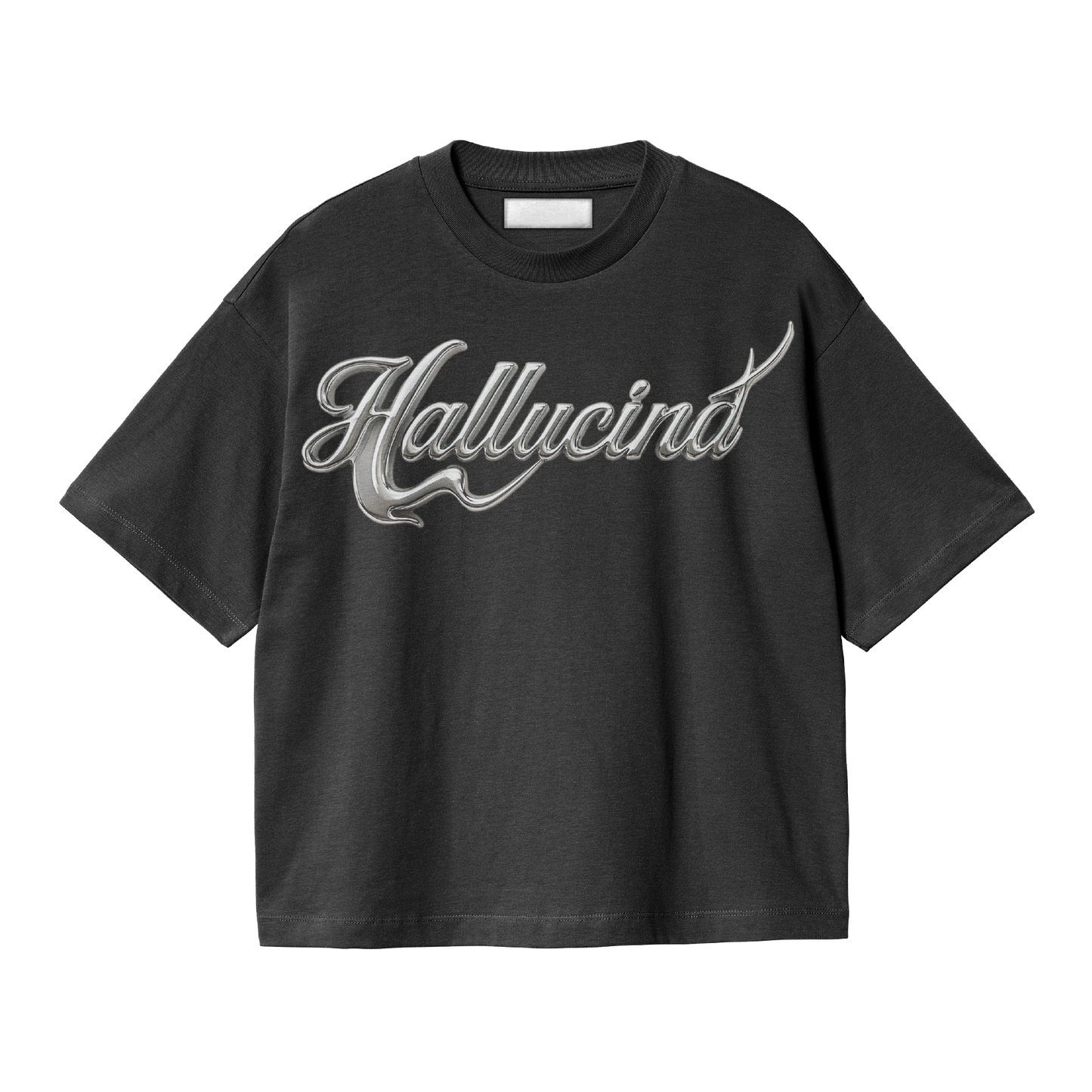 BLACK CHROME TEXT T