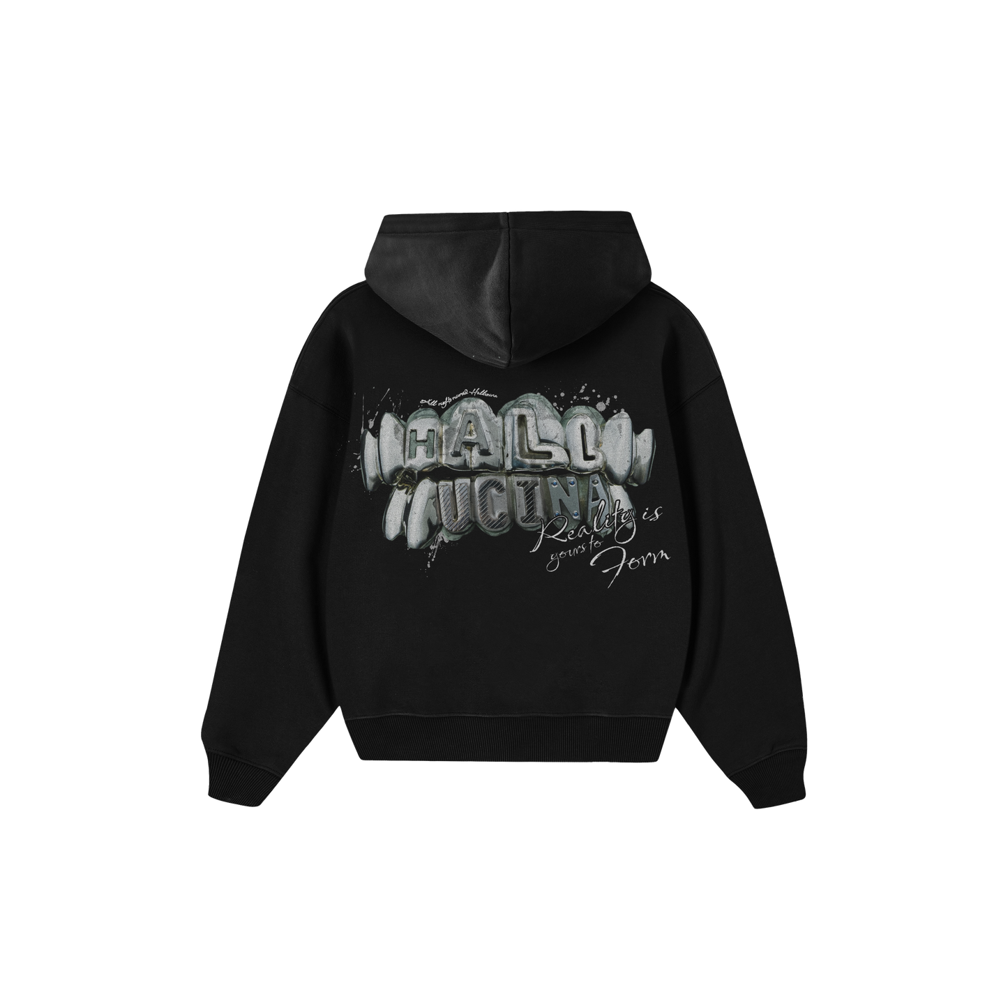 BLACK CHROME HOODIE