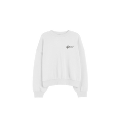 WHITE CHROME CREWNECK