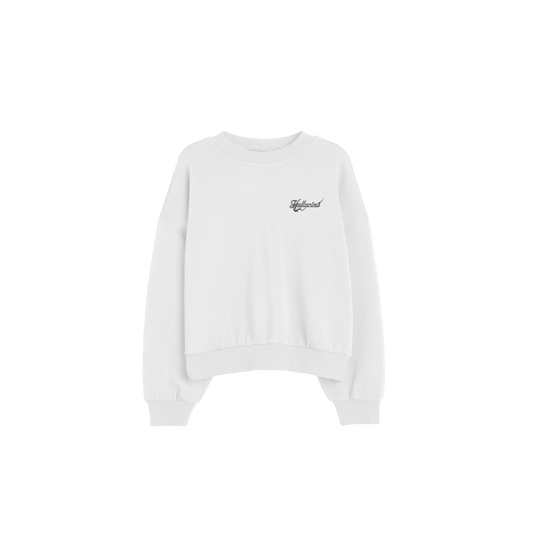 WHITE CHROME CREWNECK